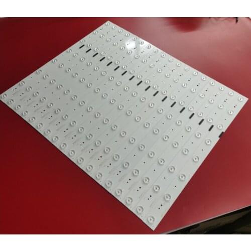 18PCS new 8LED Backlight STRIP For HI SENSE LED55XT900X3DU SVH550AB2_Rev02_8LED Screen HD550FUD-B31