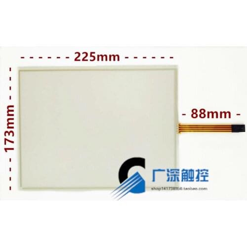 Original new 10.4'' inch 4-wire standard touch screen industrial computer queuing machine touch screen 225 * 173