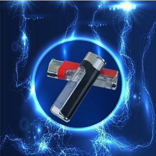 Shocking Lighter Joke Trick Prop Novelty Prank Halloween Party Favor Toy Gag Gift Smoker Prank Adult Funny Low Current Safety