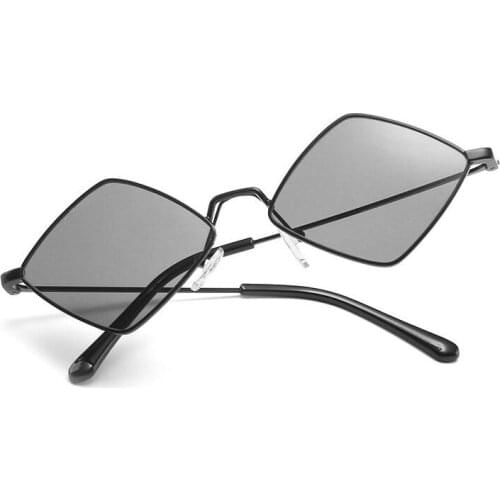 New Retro Diamond Sunglasses UV400 Ocean Sunglasses Men and Women Personality Glasses Fashion Metal Sunglasses Trend