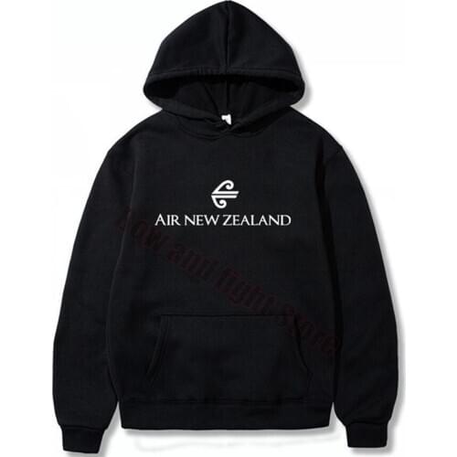 Black Air New Zealand Logo Mens Hoodies Spring Autumn Men and Women Sweatshirt Hoody Tops S-3XL