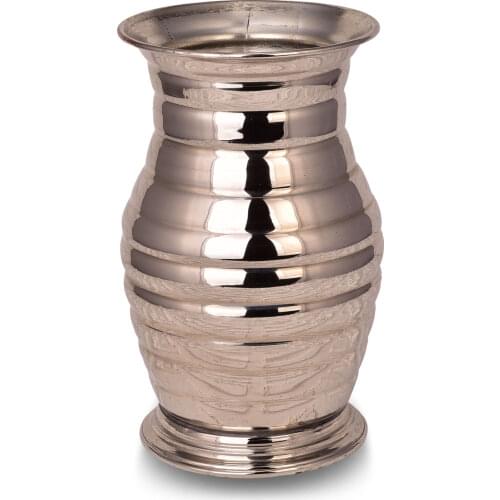 Traditional, Local, Historic Handmade Plain Copper Vase