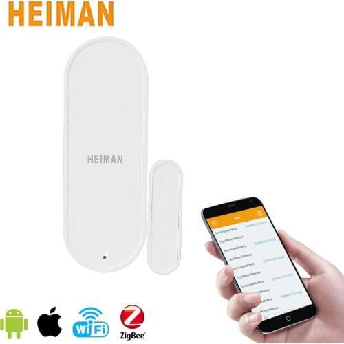HEIMAN ZigBee Smart Door Window Sensor Intelligent Home Security Equipment Wireless Connection with Battery HS3DS