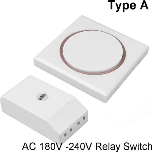 KEBIDU 85V-220V/180V-240V 1CH Relay Receiver Module And RF Transmitter 433 Mhz Wireless Remote Controls Switch Universal