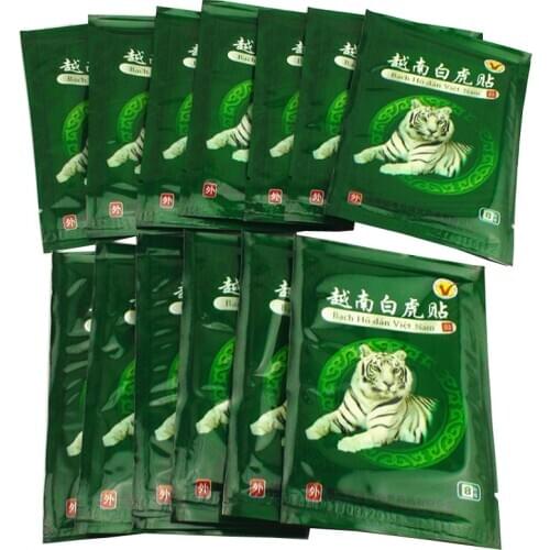 80 Pcs Vietnam White Tiger Balm Pain Patch Muscle Shoulder Neck Arthritis Chinese Herbal Medical Plaster baume du tigre