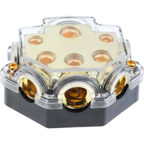 Replacement high-performance distribution block, power and audio distributor for