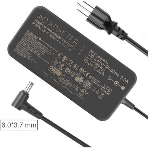 Huiyuan 120W 19V 6.32A Charger AC Adapter fit for asus TUF Gaming FX705GM FX705DT FX705GE FX705GD FX505 FX505GD