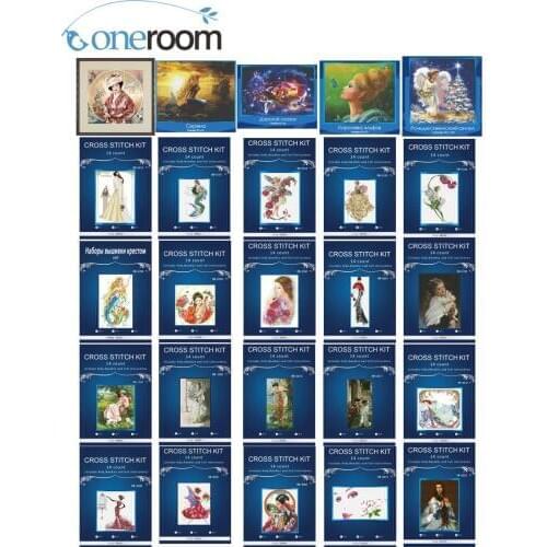 Lady and Woman Top Quality Similar DMC threads DIY Handmade Counted Cross Stitch Needlework Set Embroidery Kit