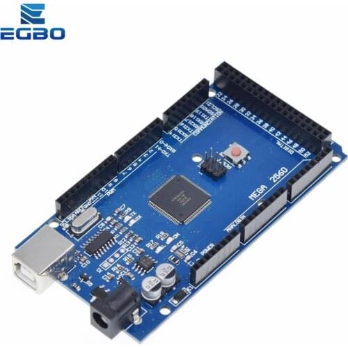 1PCS EGBO Mega 2560 R3 Mega2560 REV3 (ATmega2560-16AU CH340G) Board NO USB Cable compatible [NO USB line]