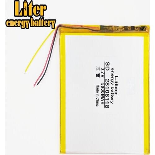 3 line 28108118 3.7V 5000 mAh For VI40 V971 dual core version battery