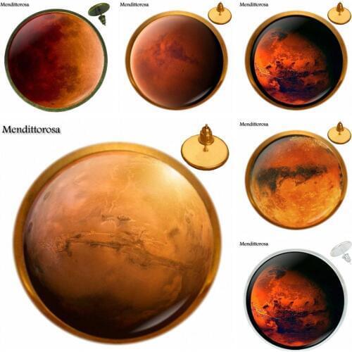 Antique Vintage Style Bronze/Silver/Golden Clip Ear Hook Stud Earring Jewellery For Unisex Party Gift Mars