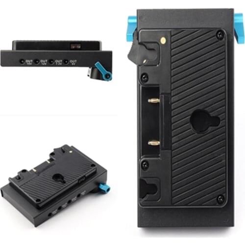 Anton Bauer Gold Mount Power Supply Station with NP-FW50 Dummy Battery for Sony A7 A7S A7R A7II A7SII A7RII A7III 15mm DSLR Rig