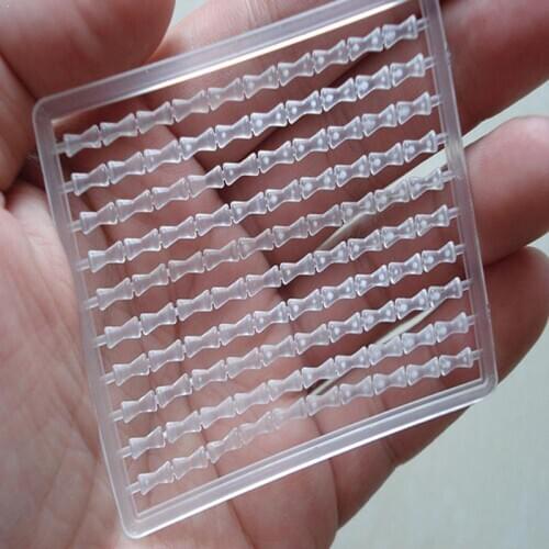 1 or 2 pieces Plastic Fishing Gear Blocker European Bait Color Ball Bar Piece Group Fishing Transparent Set Fishing Accesso E4T8