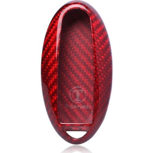 Carbon Fiber Remote Key Fob Case Shell Cover For Nissan Teana Altima Qashqai X-trail Sentra Tiida Livida Leaf Maxima 370Z Patrol