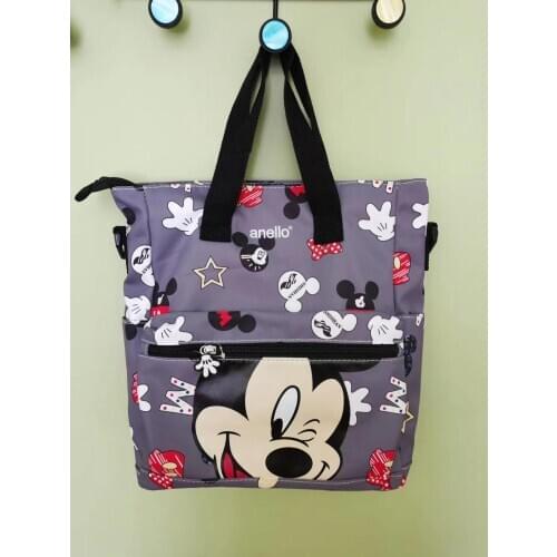 Disney Student cram bag female mickey mouse handbag messenger shoulder bag new cartoon bag shopping bag children tote bag