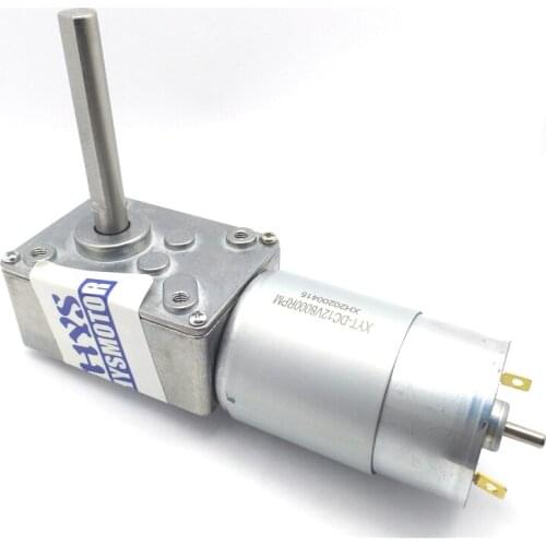 DC 12V 24V Worn Geared Motor Shaft Length 51mm Mini Electric 12 V 24 Volt Moter Reduce Speed 12/16/27/40/80/260/470rpm Motors