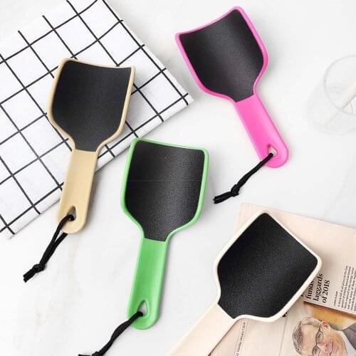 Double Sided Nail Foot File Feet Care Reusable Tools Curved Rasp Coarse Concave Callus Remover Pedicure Washable Hanging Loop