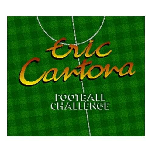 Eric Cantona Football Challenge NTSC Version 16 Bit 46 Pin Big Gray Game Card For USA Game Players