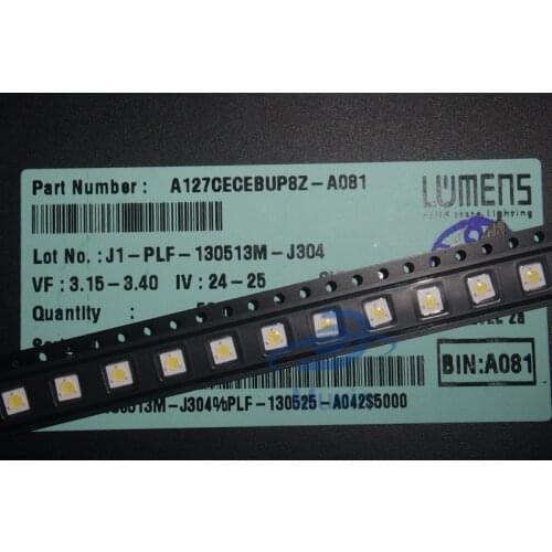 LUMENS LED Backlight 1W 3V 3535 3537 Cool white LCD Backlight for TV TV Application 50 pcs A127CECEBUP8 Style-3