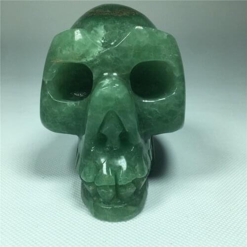 Natural Dongling Jade Quartz Crystals Skulls Healing Stones Meditation Cranium Home Decoration Crafts Reiki Wichcraft Energy
