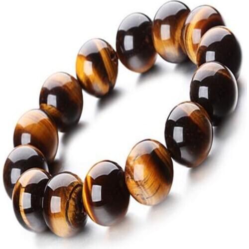 Natural crystal Three Color Tiger Eye Stone level Fantasy good luck Feangshui bracelet
