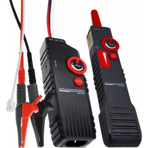 Underground Cable Tracker Detector Tester for 220V AC High & Low Voltage Anti-jamming RJ11 network RJ45 cable Multi-core Metal