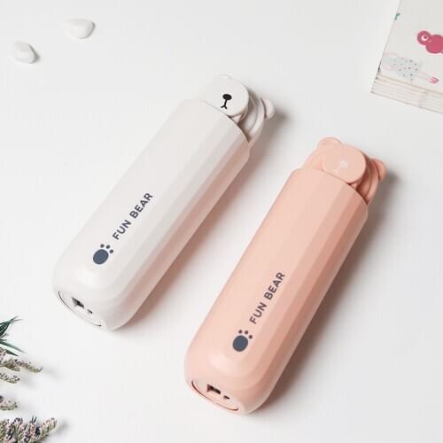 Bear Mini Handheld charging Fan 2000 mah Portable Charging Fan Gift for long life