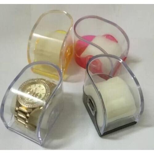 Transparent Smart Watch Box Watches Carrying Packing Display Rack Jewelry Box Christmas Present Gift Box Wholesale 200pcs/lot