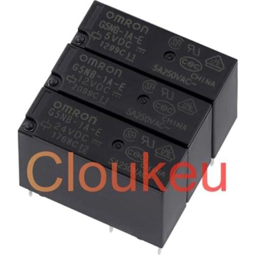Relay G5NB-1A-E-5VDC 12VDC 24VDC 3A 5A 4pin