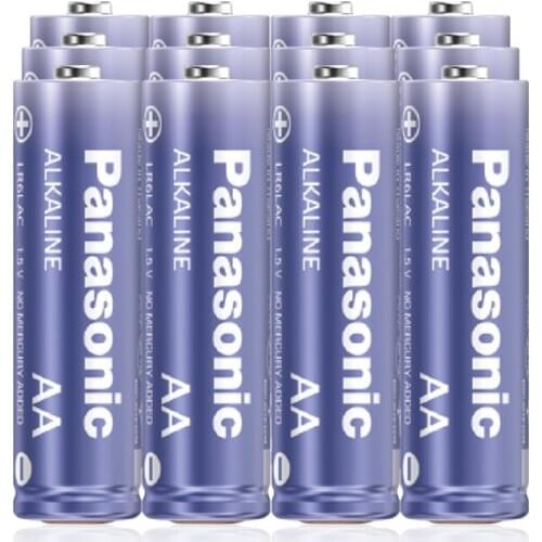 20pcs/lot Panasonic AA 1.5V Alkaline Batteries Primary & Dry Battery For Camera Toys Remote Control 10-year shelf life