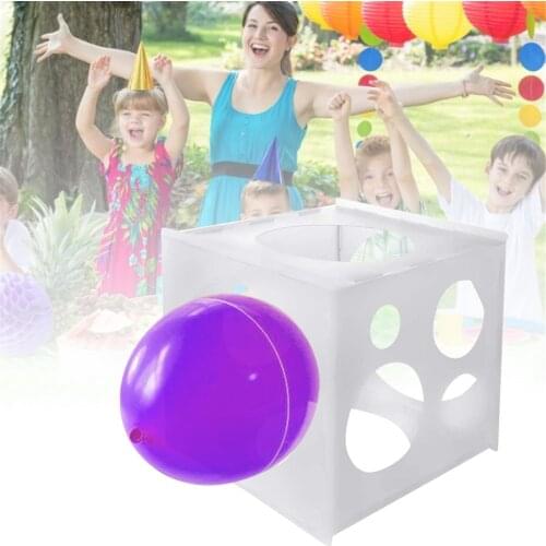 11Holes Balloon Sizer Box 2-10inch Balloons Measuring Box For Birthday Party Baloons Arch Garland Wedding Decoration Ballon Tool