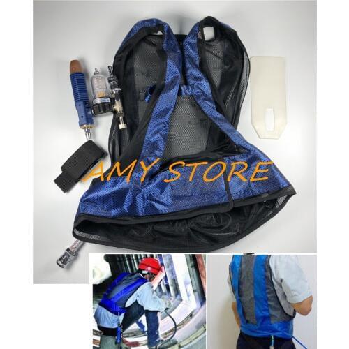 Welding Steel Air Compressed Cooling Vest Vortex Tube Air Conditioner Waistcoat Workers Cooling in High Temperature