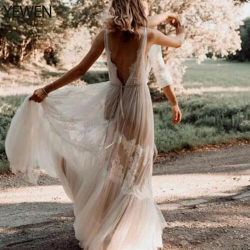 YEWEN Beach Wedding Dresses