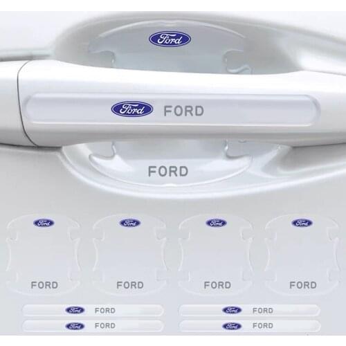 8X Car Handle Bowl Nti-scratch Protective Film For Ford Focus 2 3 4 MK2 MK3 Fiesta Mondeo Escape Kuga EcoSport Edge Kuga FUSION