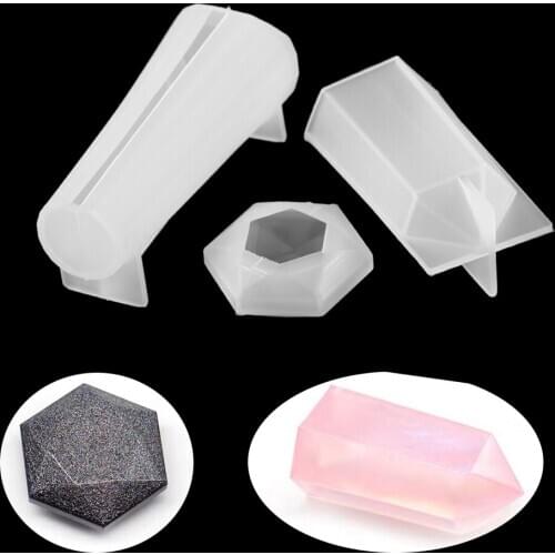 1pcs Diamond Necklace Pendant Pendulum Silicone Mold For Jewelry Making ResinJewelry Tool UV Epoxy Resin Molds Decorative