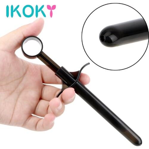 10ml Capacity Sexy Lubricant Injector Anal Plug Oil Launcher Sex Toys For Men Gay Women Couple Tools Clean Washer Bondage Sets