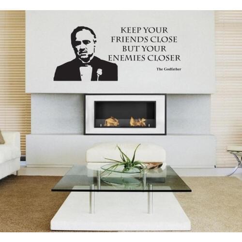 3d Poster The Godfather Film Movie Wall Sticker Decal Vinyl Wall Art Home Decor Living Room Removable Wallpaper Mural D953