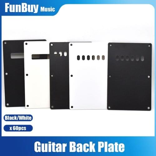 60pcs 6 Holes Electric Guitar Back Plate Cavity Cover Pickguard for FD ST Guitars Electric Guitarra Accessoriess