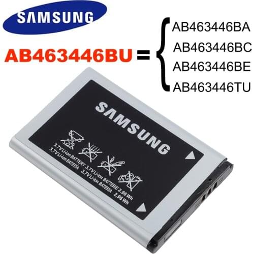 SAMSUNG Original Battery AB463446BA AB463446BC AB463446BE AB463446BU AB463446TU For Samsung S139 M628 X520 F258 C3011 X208 E1200