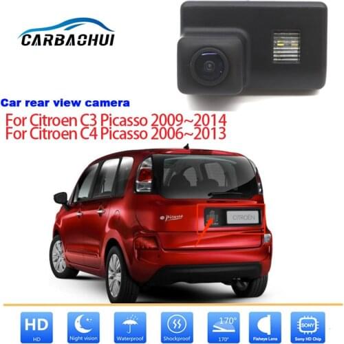 Car Reversing Parking Camera For Citroen C3 C4 Picasso 2006-2014 CCD full HD Night Vision Waterproof high quality car camera RCA