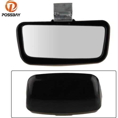 POSSBAY Universal Rear View Convex Mirror Wide Angle Auto Car Blind Spot Mirror Black Exterior Car Side Mirror Auto Accessories