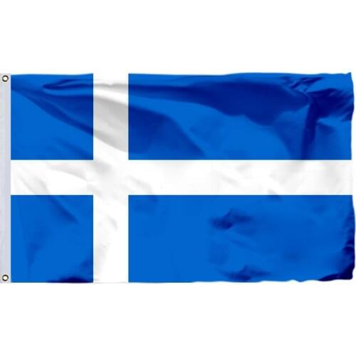 British Shetland Flag 150X90cm (3x5FT) 120g 100D Office/Activity/parade/Festival/world cup/Home Decoration