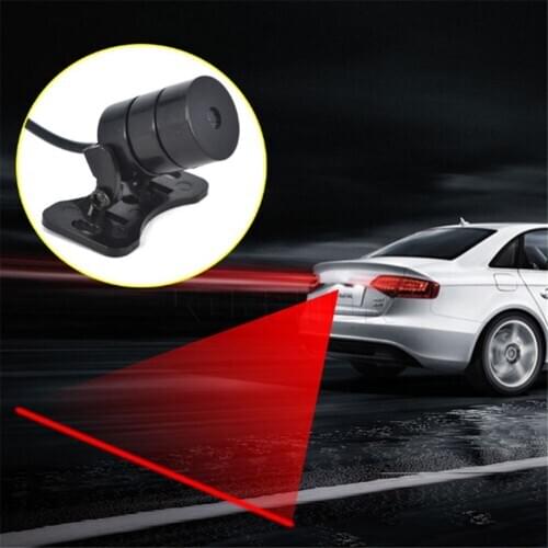 Red Laser Fog Taillight Car and Motorcycle Rear-end Anti-Collision Warning Lamp Drop Shipping