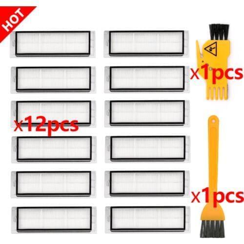 12pcs New improved version washable hepa filter for Xiaomi Mi Robot Roborock S50 S51 T60 T61 T65 parts