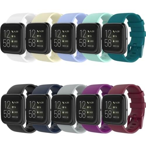 Soft Silicone Strap For Fitbit Versa 2 Watch Band Replacement Accessories Watchband Wristband For Fitbit Versa Lite Smartwatch
