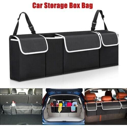 Car Trunk Organizer Backseat Hanging Storage Box Bag Auto Car Boot Organizer Travel Tools Stowing Tidying Container Storage Bag