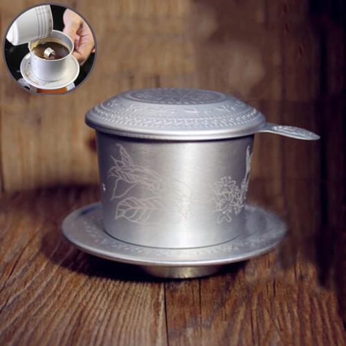 Portable Aluminum Vietnam Coffee Dripper Filter Coffee Maker High-Quality Refined Drip Zhongyuan Ice Coffee Filter Pot Tools