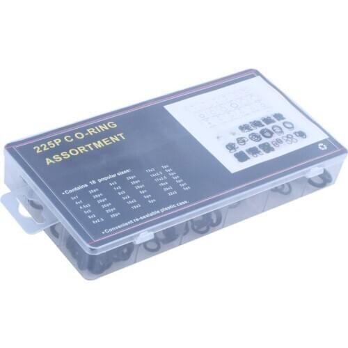 Rubber O Rings 225Pc Tap Seal Plumbing Washer Set Metric Assorted