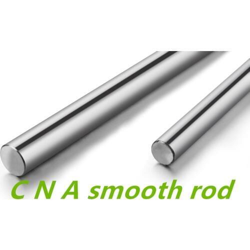 3D Printer rod 10mm Linear shaft round rod L600mm for CNC parts XYZ WCS10 L600mm 1pcs