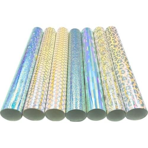12in x 39in Holographic Gradient Adheisive Vinyl for Cricut Craft Cutters Home Decor DIY Decorating Car Exteriors Scrapbooking